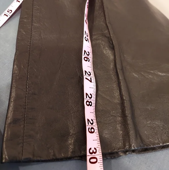 Women's Black Straight Leg Pants - Picture 6 of 6